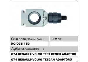 074 Renault-Volvo Tezgah Adaptörü